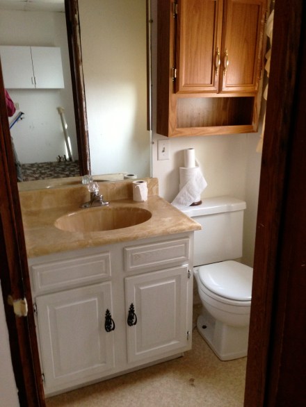 A reminder of the bath we started with.