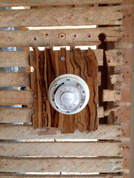 For now, one small piece of fabulous paneling remains. I might frame it!